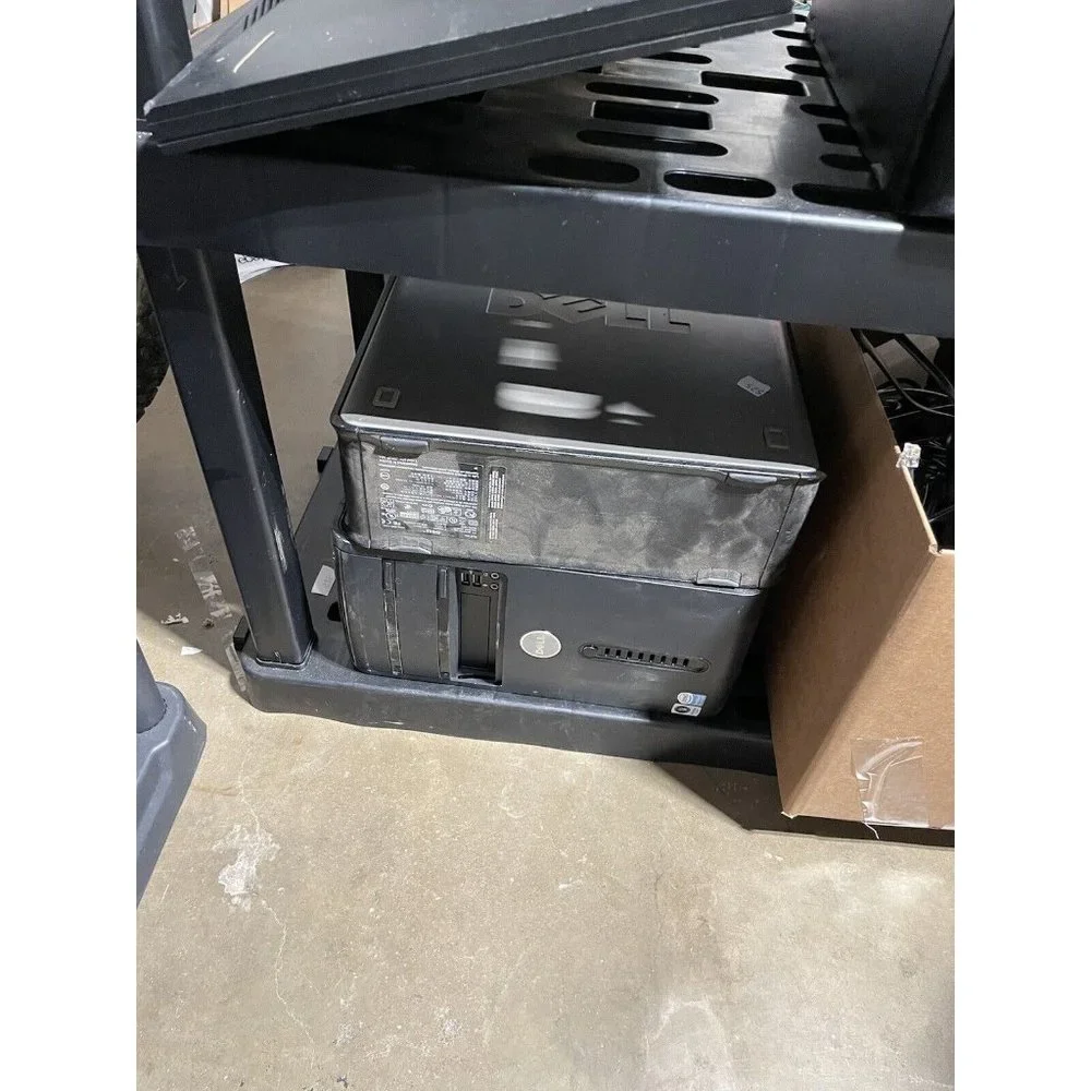 Lot 13 Dell Desktop Computers, 1 Server, 1 Canon Printer, 2 Monitors, 3 Keyboard